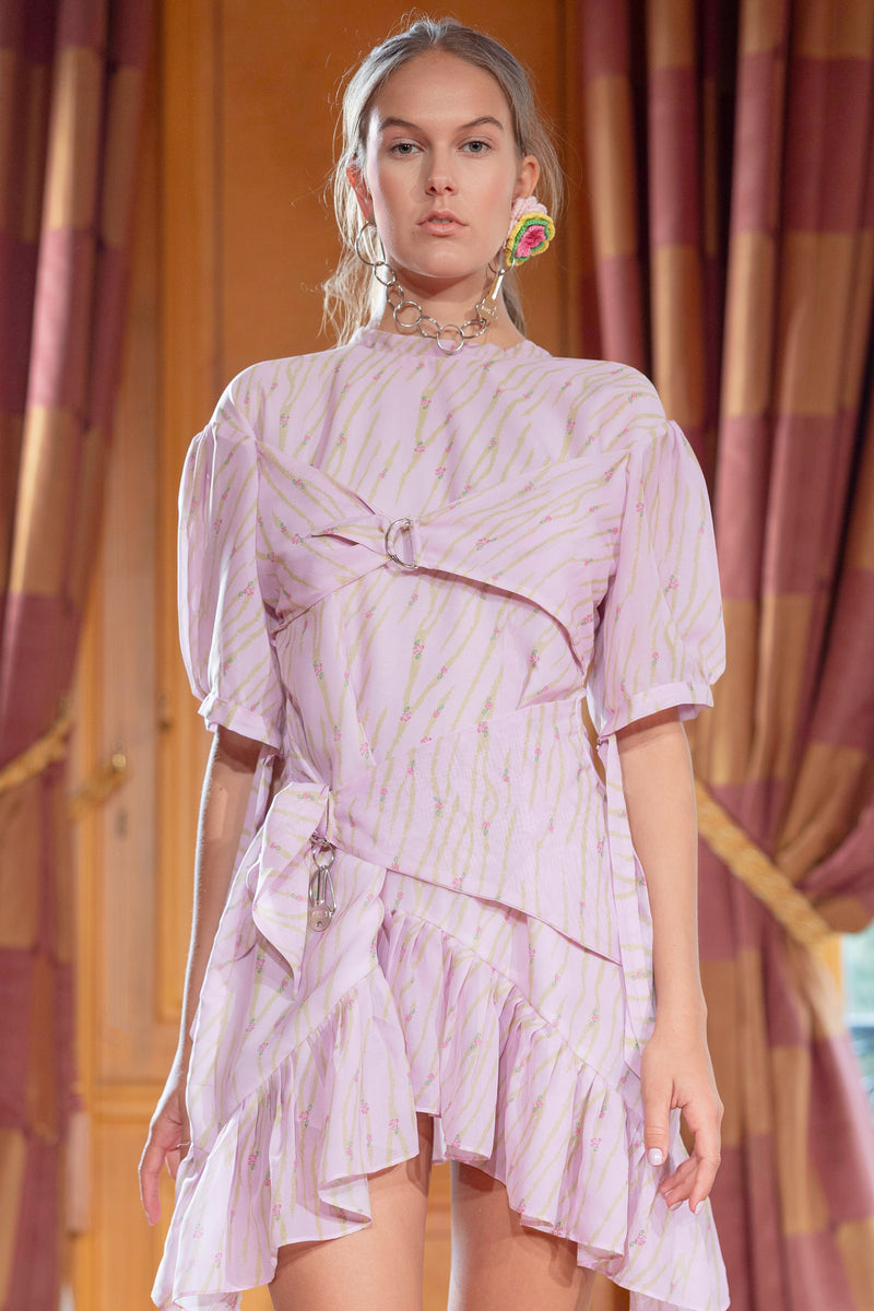 PINK ZEBRA DRESS Reemami PINK ZEBRA DRESS Reemami