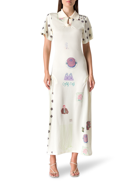 MAQLOUBA KNITTED DRESS