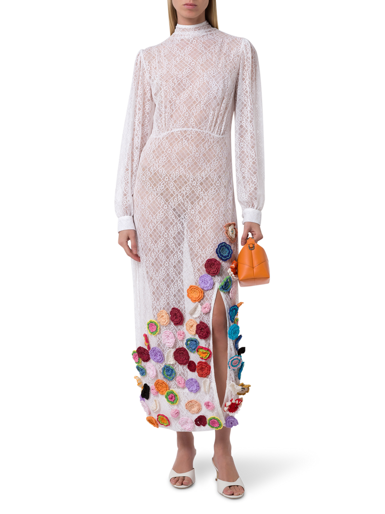 DANTELLE FLORAL CROCHET DRESS Reemami DANTELLE FLORAL CROCHET DRESS Reemami