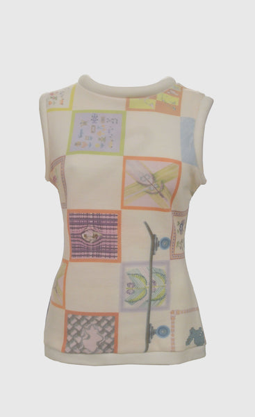 MOSAIC RIBBED JERSEY