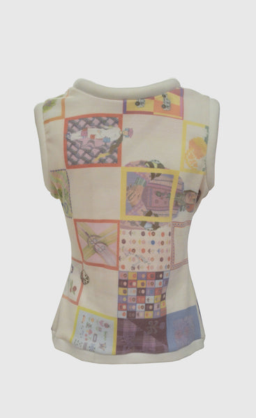 MOSAIC RIBBED JERSEY