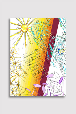Cocktails By The Beach Wall Art