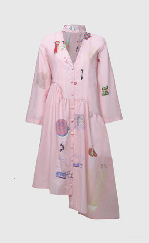 PINK COCKTAIL KAFTAN