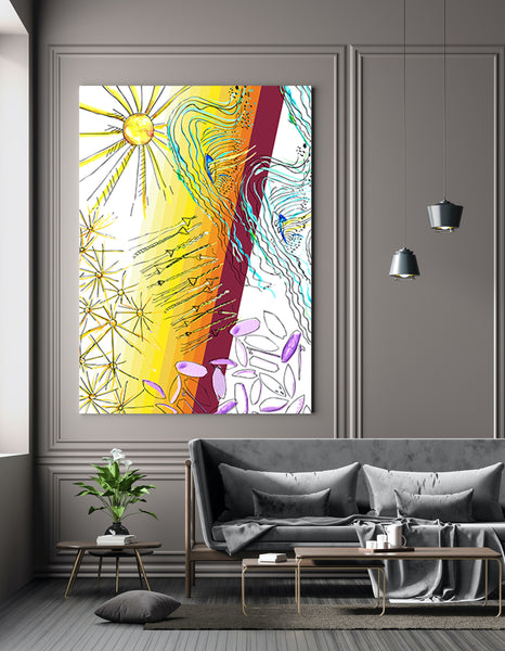 Cocktails By The Beach Wall Art
