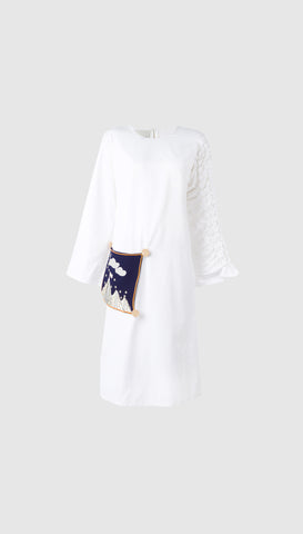 Buttoned Sleeve Dress