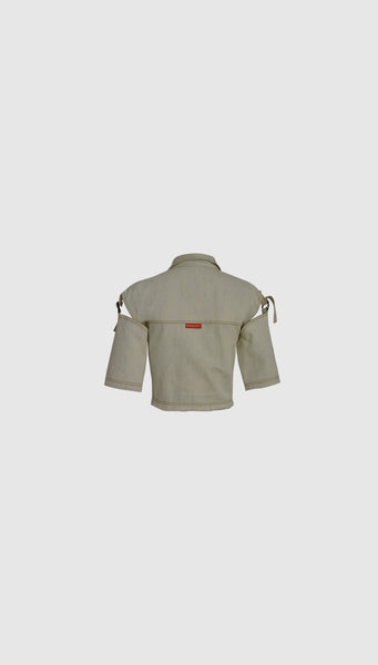 Hasp Denim Jacket
