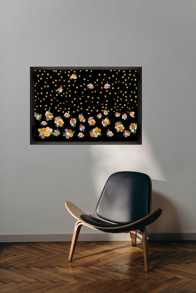 Visions in Black & Yellow Wall Art